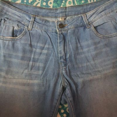 Bare Denim Women Solid Super Skinny Fit Blue Jeans - Selling Fast at  Pantaloons.com