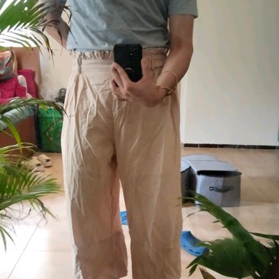 Jeans & Pants, Beautiful Branded Beige 100% Cotton Wide Leg Pants/pyjama- Derek  Heart