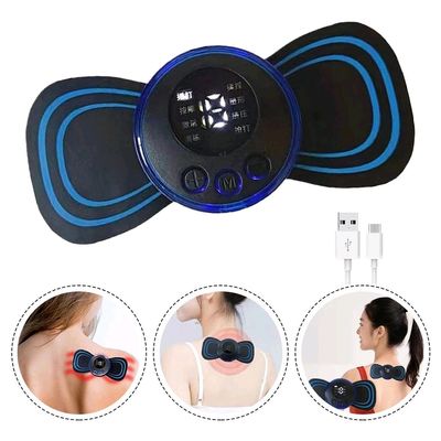 Ems Portable Lymphatic Relief Neck Massager, Cervical Massager Usb