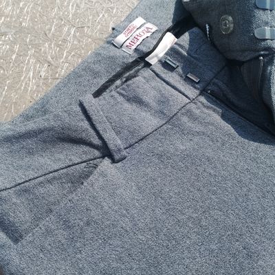 PESERICO Flannel trousers in gray