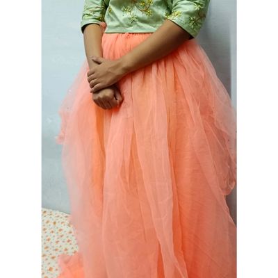Buy Pink & Orange Lehenga Choli Sets for Women by Rangriti Online | Ajio.com
