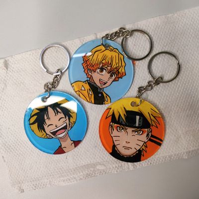 Game Anime Acrylic Keychain Cartoon Japanese Cute Bag Key - Temu