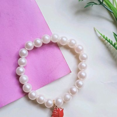 Boho Vacation Style Glass Beads Stretch Bracelet Women's - Temu