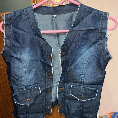Womens Denim Jacket With Letter Zippers, Long Sleeve Short Coat, S L From  Person1, $41.88 | DHgate.Com