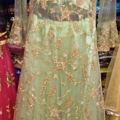 Peach Croptop Lehenga - Ashwini Reddy