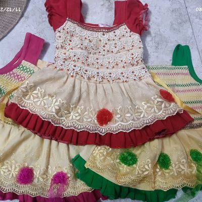 Lawn frock design on sale 2019 for baby girl