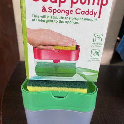 Soap Pump And Sponge Caddy