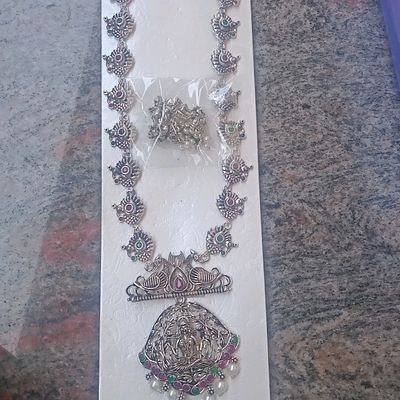 Silver Plated Indian Wedding Bridal Jewellery Set – Jewel Palace