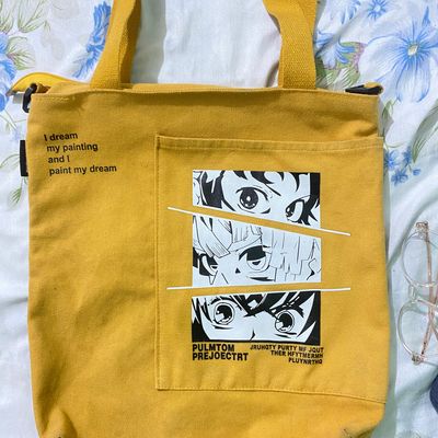 Buy ECOSTHETIC Eco Friendly Anime Tote Bag Pack of 1 at Amazon.in