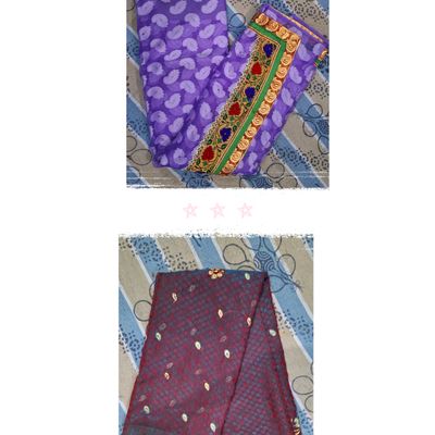 Printed Sarees Below 500, With blouse piece at Rs 298/piece in Surat | ID:  2851230667173