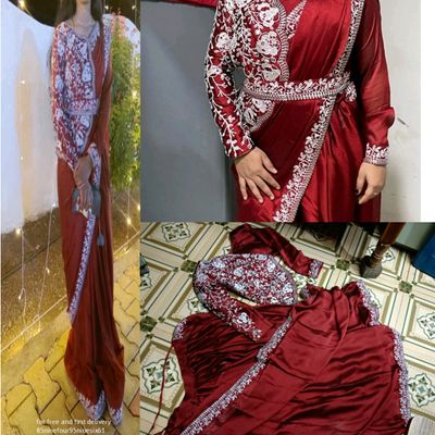 Party Wear Long Shrug with Kurta and Pant| Shrug Gown
