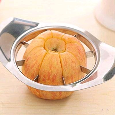 Stainless Steel Apple Cutter Slicer With 8 Blades And Handle