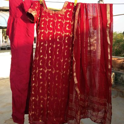 Kids Brocade Banarasi Suits for Partywear and Weddings/baby girl Banarsi...  | Dresses kids girl, Kids dress patterns, Kids frocks
