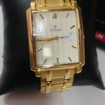 Watches Titan Brand Gold Plated Men Watch Freeup