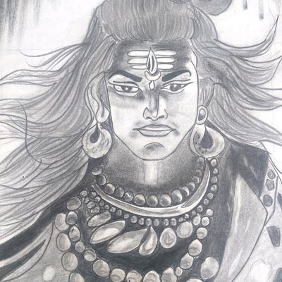 Shiva with Nandi, art, nandi, cow, shiva, hinduism, animal, fantasy, snakes  ghosts, HD wallpaper | Peakpx