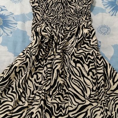 fcity.in - Zebra Print Stylish Dress / Pretty Fabulous Women Dresses