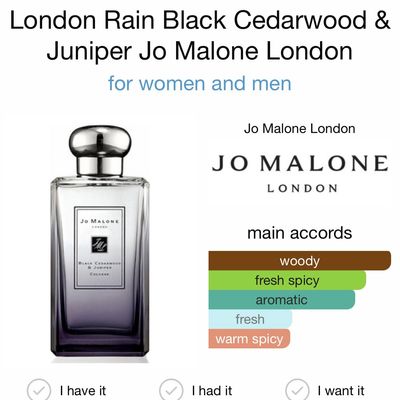 Cedarwood and 2024 juniper jo malone