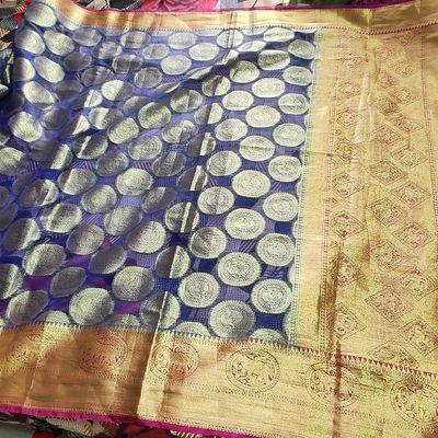 6 Best organza sarees with kanchi border in 2019 | siri designers