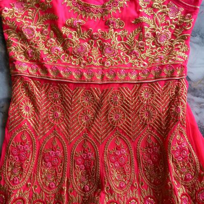 Fashon Mantra Net Rani Color Dress Material at Rs 1499 in Surat | ID:  24136614733