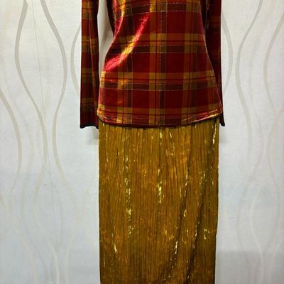 Plaid Two Piece Set Crop Top Skirt | Dress Sets Womens Outfits Crop - Crop  Top Mini - Aliexpress