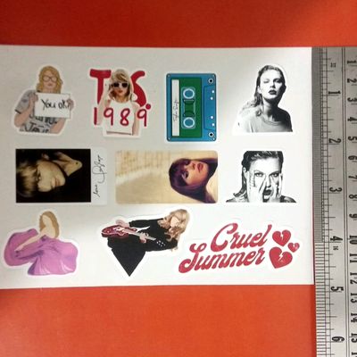 Taylor Swift Sticker Pack (10 pieces + 1 Bonus Sticker) – Trusty Spot  Records & Tees