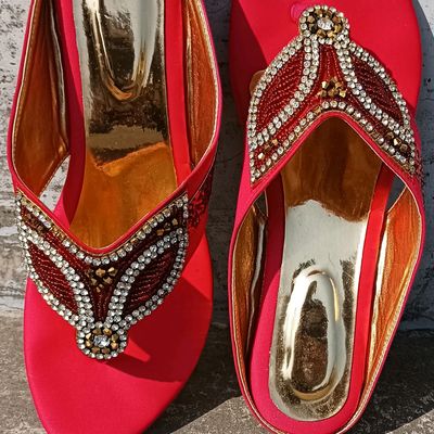 Red Fancy Heel Sandal – Millilegacy