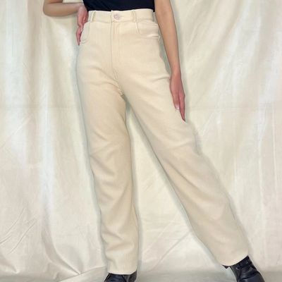 Buy H&M Women Brown Pattern Knit Trousers - Trousers for Women 17760038 |  Myntra