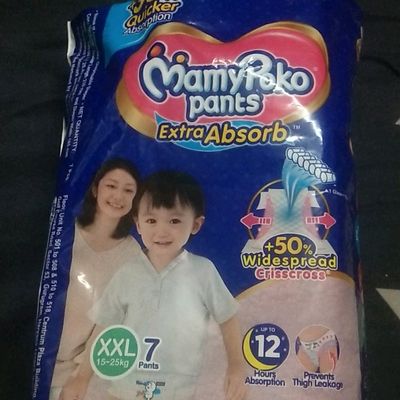 MamyPoko Pants Fancy Baby Daipers, XXL-36, Double Xtra Large Size,36 count