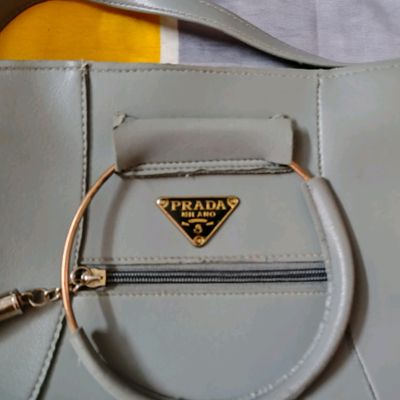 Prada Women's Tan Leather Medium Web Stripe Strap Crossbody Bag 1BC166:  Handbags: Amazon.com