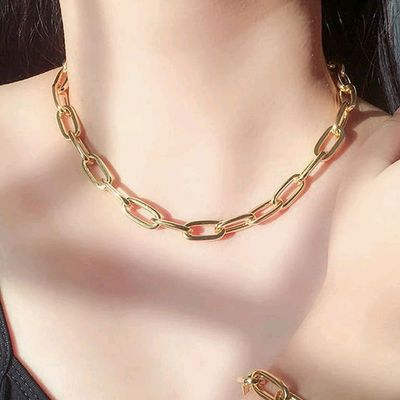 Buy online Gold Plated Chain Necklace from fashion jewellery for Women by  Aadiyatri for ₹349 at 79% off | 2024 Limeroad.com