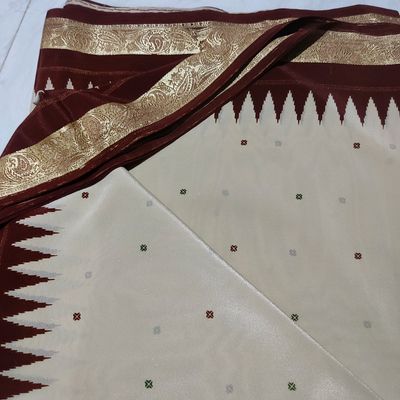 New Kanchipuram Silk Saree, Bridal Wedding Wear Soft Silk Sari 177 | eBay