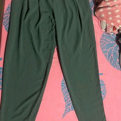 XS-L Casual Loose Calf Length Pants Solid Color Fashion Woman Trousers Wear  NEW | eBay