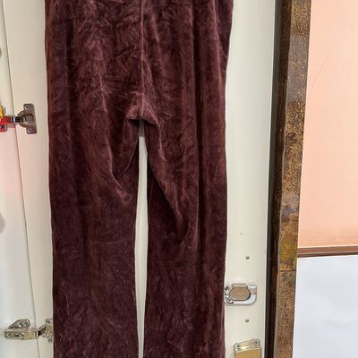 Flock velvet trouser | Pants | Women's | Ferragamo US