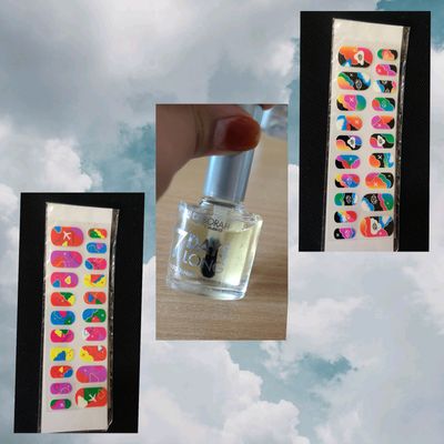 Nail Art kit for Girls Birthday Gift for Girls Little Girls, Kids Pretend  Play (Random Cute Nail Designs)- Multicolor