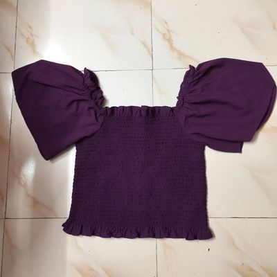 Tops & Tunics, HARPA casual purple top