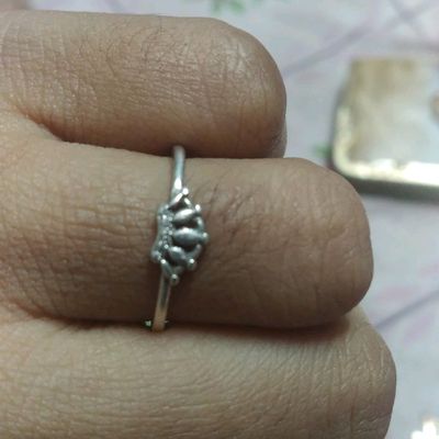 Rings | Pure Silver Toe Ring For Women Chandi Ki बिछीया | Freeup