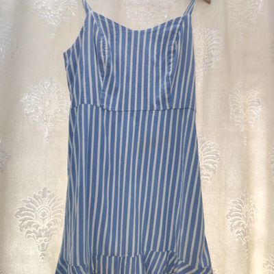 Old navy blue white hotsell striped dress