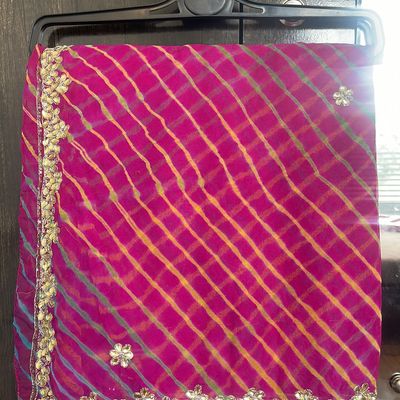 Cream Pure Kutchi Work Banarasi Silk Saree | Wedding fabric, Silk sarees,  Silk fabric