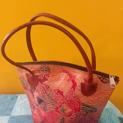 Custom painted Authentic Louis Vuitton bucket bag