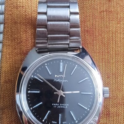 HMT Kohinoor Devanagari Numerals White Dial Mechanical Mens Wrist Watch -  Etsy