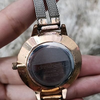 Watches DressBerry Rose Gold Analogue Watch Freeup