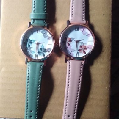 Buy 22Kt Gorgeous Green Dial Valentine Watch For Women 226VG3477 Online  from Vaibhav Jewellers