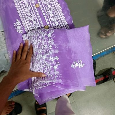 Buy Lavender & Purple Dress Material for Women by KIMISHA Online | Ajio.com