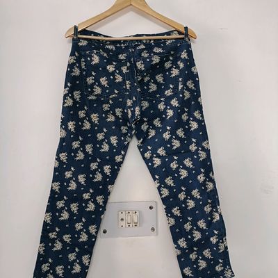 Hfyihgf Bell Bottom Jeans for Women High Rise Flared Floral Print Stretch  Jean Wide Leg Bootcut Slim Denim Pants(06#Blue,M) - Walmart.com
