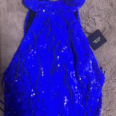 Zara + Zippered Sequin Dress