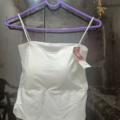 Tops & Tunics, New White Spegedy In Bra Style Light Padded
