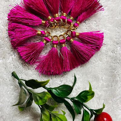 TASSELS FOR SAREE/KUCHULU FOR SAREE/LEHANGA/BLOUSE HANGINGS FOR SAREE PALLU  (COMBO PACK OF 24