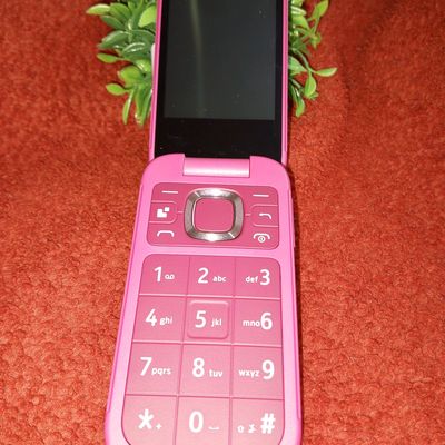 Nokia 2660 Flip 4G Volte keypad Phone with Dual SIM, Dual Screen, inbuilt  MP3 Player & Wireless FM Radio | Pop Pink