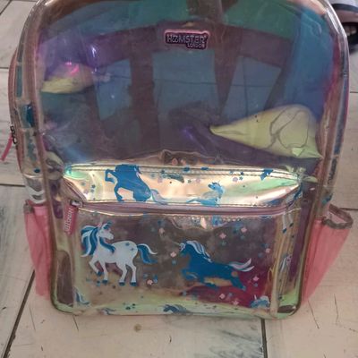 Buy HAMSTER London Pink Pixy Unicorn Jumbo Trolly | Unicorn 3D Horn Printed  Jumbo Trolley Backpack Bag with 4 Wheel | Kids Trolly Backpack for School  at Amazon.in
