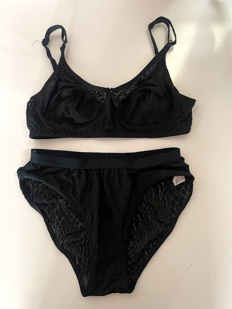 Bra | Black Sexy Bra Penty Set For Women | Freeup